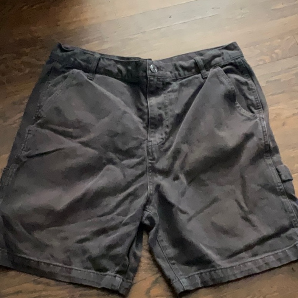 RSQ Black Cargo Shorts Relaxed Fit Cotton Blend